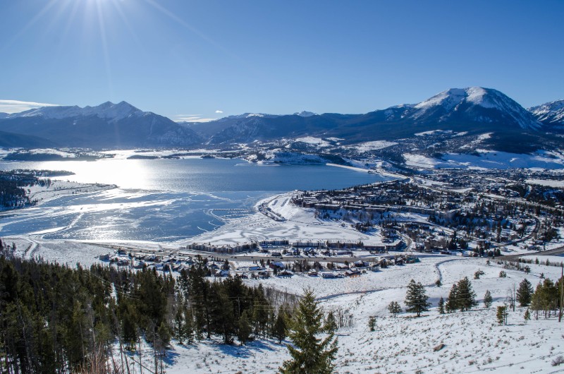 Lake Dillon in the Winter